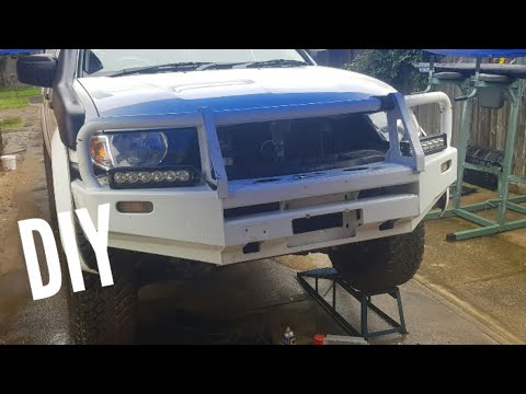 How to: install a bullbar - Triton / L200