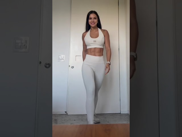 Calça Legging UP Off White com Bolso