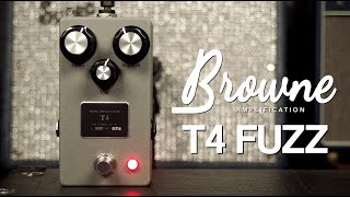 Video thumbnail for Browne Amplification T4 Fuzz by Pedal of the Day