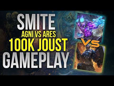 Smite | Agni vs Ares | 100k | Joust | WARxVGCx | Rampage | Gameplay |