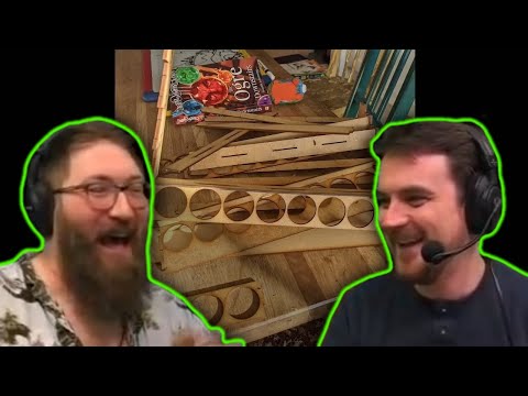 Ben destroys his paint rack - Tom and Ben