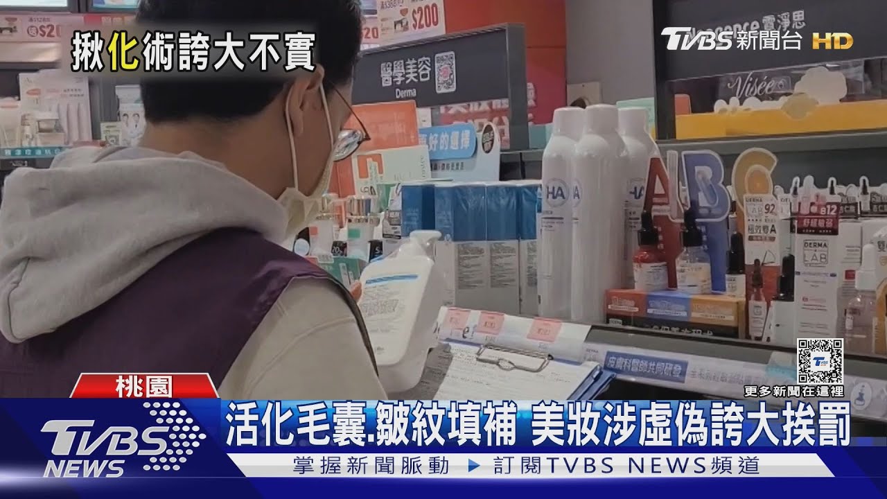 活化毛囊、皺紋填補　美妝涉虛偽誇大挨罰