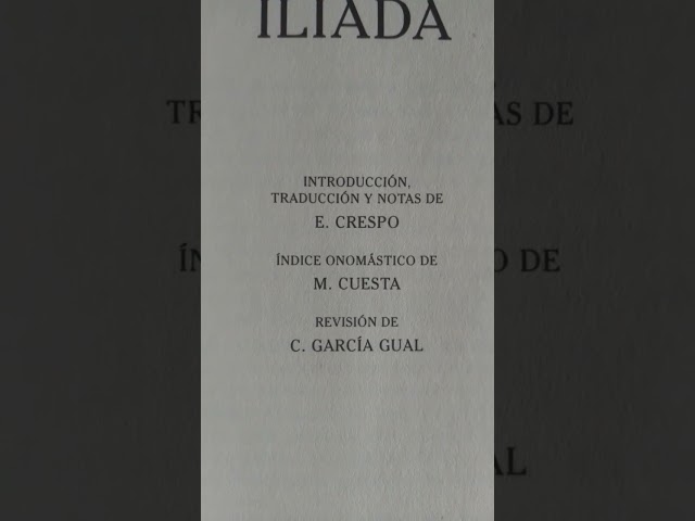 Vídeo relacionado con Homero: Obras completas (nueva edición integral): precedido de la biografia del autor (biblioteca iberica nº 33)