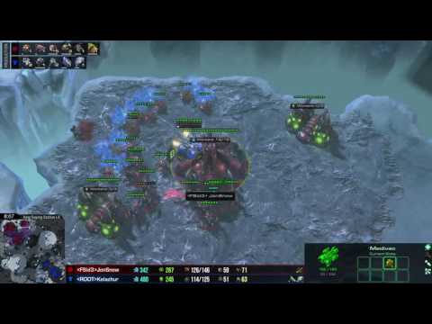 Starcraft 2 - TvZ - Kelazhur vs JonSnow on King Sejong Station