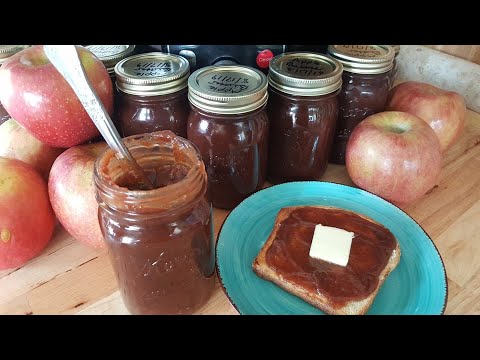 Old Fashioned Apple Butter - 100 Year Old Recipe - Slow Cooker Method - The Hillbilly Kitchen