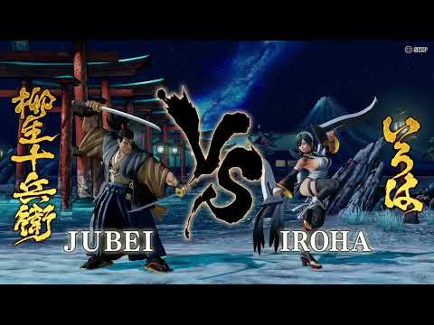 Jubei Yagyu vs Iroha - Samurai Showdown gameplay