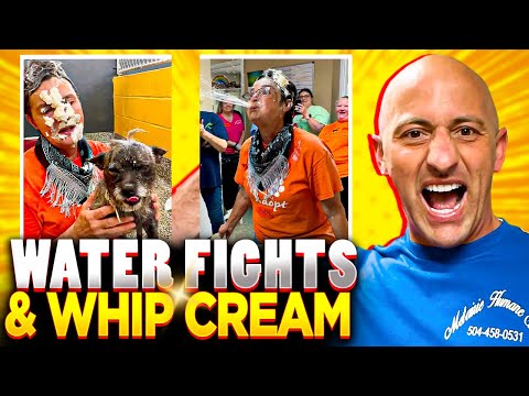 Metairie Humane Shelter LIVE - Water Fights & Puppachinos