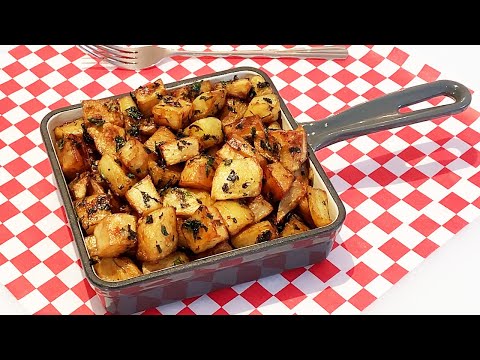 Lebanese Potatoes Recipe (Oven Roasted)