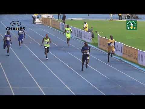 200m Junior Boys Heat 8 at Lekan Salami Stadium Ibadan