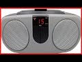Sylvania SRCD243 Portable CD Player With AM FM Radio Boombox