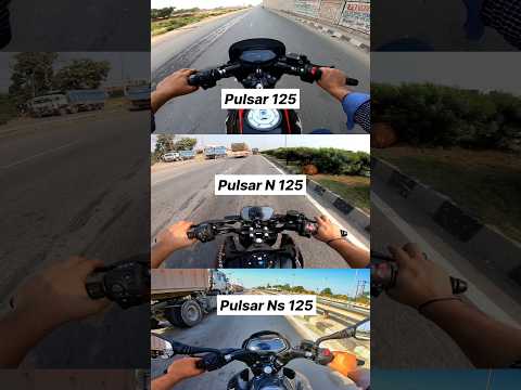 Pulsar 125 vs N125 vs NS 125 🔥 First Gear Challenge #shorts #ns125