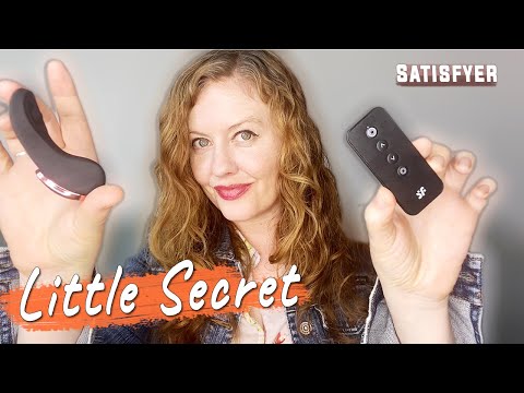 „Satisfyer Little Secret“ stimuliatorius (juodas) video