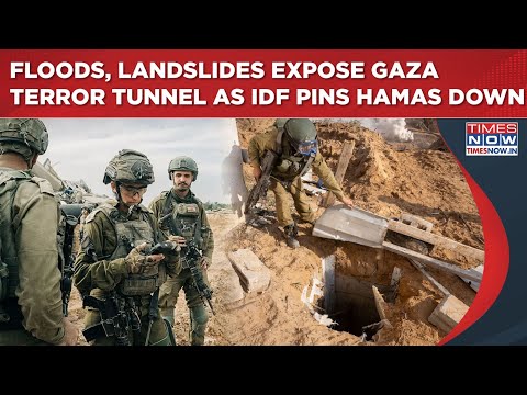 IDF Locates Gaza Terror Tunnel Half A Mile Away From Yellow Line As Floods Give Away Hamas' Den