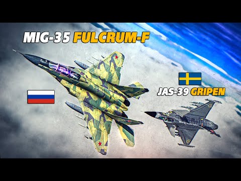 Mig-35 UB Fulcrum-F Vs Jas-39 Gripen Dogfight | Digital Combat Simulator | DCS |