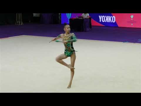 KAZ MEIRZHANOVA Aiym Clubs Seniors FIG RG WCCup Cluj Napoca 2025