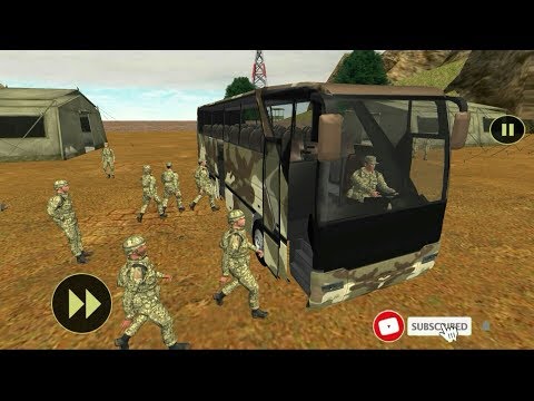 Army Bus Driver US soldier Transport Duty 2017 / Android gameplay / Android games 2019.