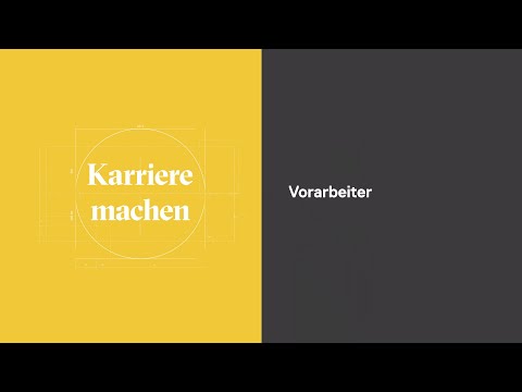 [Karriere machen] - Vorarbeiter