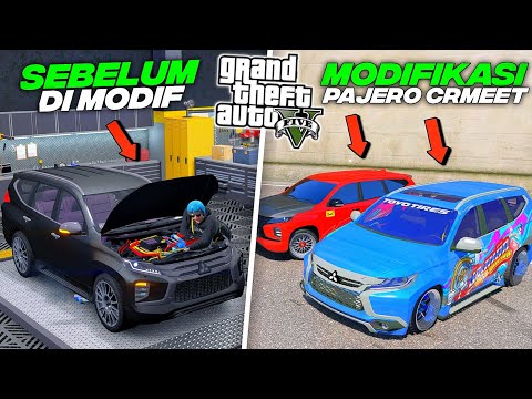 Aku Modifikasi Mobil PAJERO Diesel Langka Di Bengkel Untuk Ikut CARMEET Diesel War - GTA 5 MOD