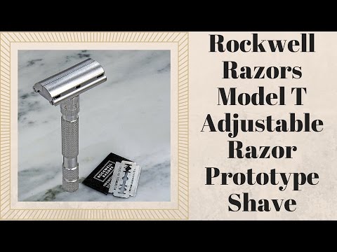 Rockwell Razors Model T Adjustable Razor Prototype Shave