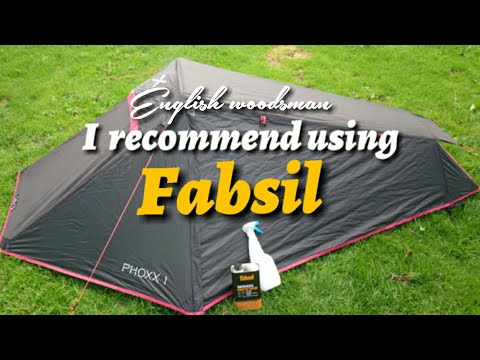 How to rewaterproof a tent or camping equipment using fabsil