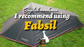 How to rewaterproof a tent or camping equipment using fabsil
