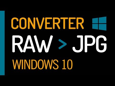 Vídeo: Converter RAW em JPG: perguntas e respostas