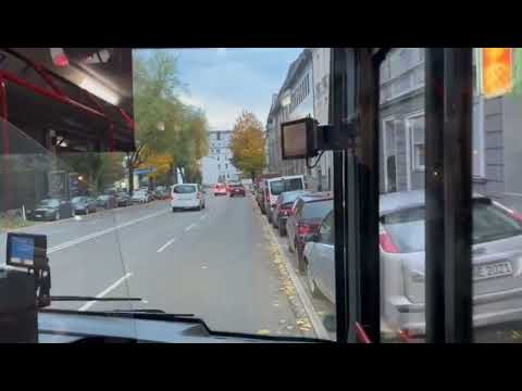 Mitfahrt in der Linie 604 der WSW Mobil GmbH von Eichenstraße bis Alter Markt, 01.11.2023