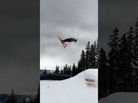 Cork 1080 on skis! #skiing #freeskiing #cork