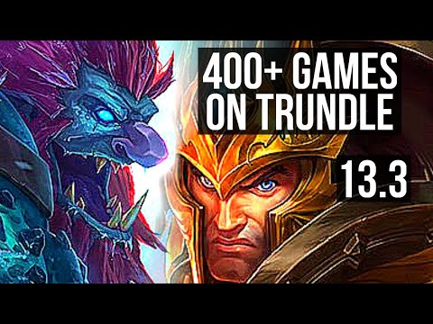 TRUNDLE vs JARVAN IV (JNG) | 6/1/15, 400+ games, Dominating | EUW Grandmaster | 13.3