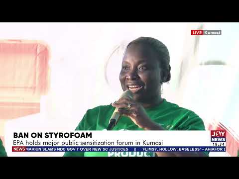 Ban on styrofoam: Polystyrene products poses health and environmental risks - Leticia Nyaba, EPA