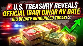 🚨 U.S. Treasury Reveals Official Iraqi Dinar RV Date – Big Update Announced Today! ⏳