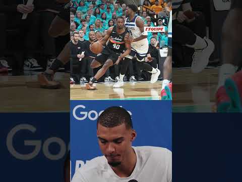 "C'est de ma faute" (Wembanyama après la défaite face aux Timberwolves)