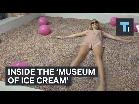 Inside the 'Museum of Ice Cream'