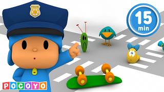 Oh no, there's a TRAFFIC JAM! Help Pocoyo sort out the traffic! 🚗 | Pocoyo English | Cartoons