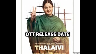 Thalaivi OTT Release Date - Sandy Enne Angadi