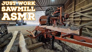 No Talking - Relax To Sounds Of A Sawmill - Woodmizer ASMR