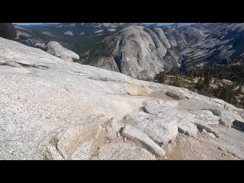 Half Dome - climbing the sub-dome (2 of 3)