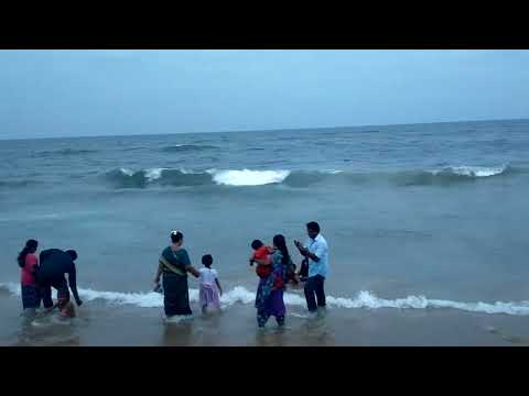 Besant Nagar Beach in my view eye satisfying video #eye satisfying video