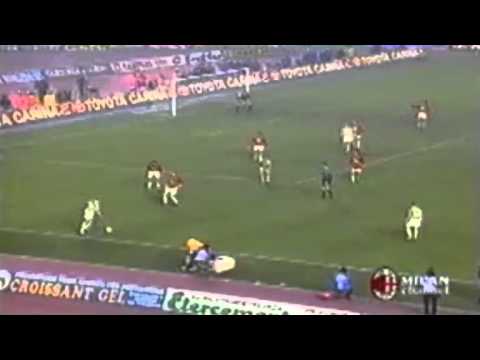 Serie A 1995-1996, day 23 Juventus - Milan 1-1 (Conte, Weah)