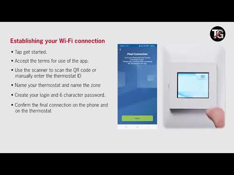 How to setup the Wi-Fi Connection on your 5235W Wi-Fi Thermogroup Thermostat