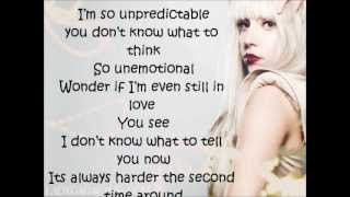 Lady Gaga - Second Time Around Lyrics