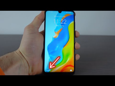 How To Set Lock Screen Signature Huawei P30 Lite