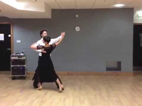 Slow Foxtrot Intermadiate Routine - Inspiration 2 Dance London