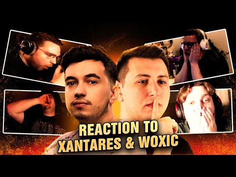 CASTERS REACT TO XANTARES & WOXIC's INSANE FLICK SHOTS