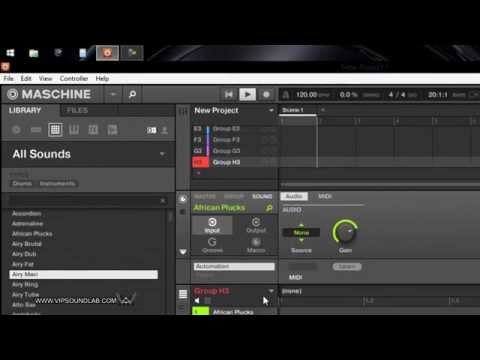 Maschine 2.0 Color Assignments for Patterns Scenes Sounds and Setting up Defaults
