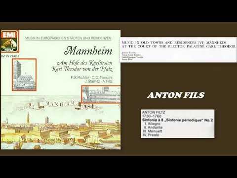 Anton Fils (Filtz): 'Sinfonie périodique' No.2, Karl Ristenpart (conductor)