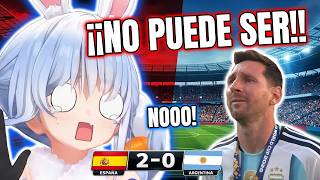 ¡PEKORA NO LO PODÍA CREER! España acaba con Argentina