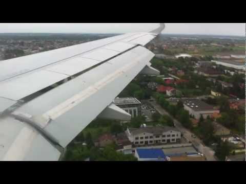 Hard landing at Warsaw Airport RWY11 Aer Lingus