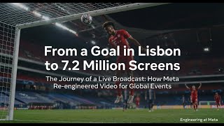 How Meta scale Live streaming for millions of viewers simultaneously
