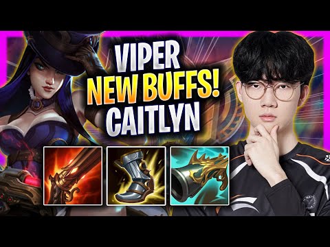 VIPER TRIES CAITLYN WITH NEW BUFFS! - HLE Viper Plays Caitlyn ADC vs Cassiopeia! | Season 2025